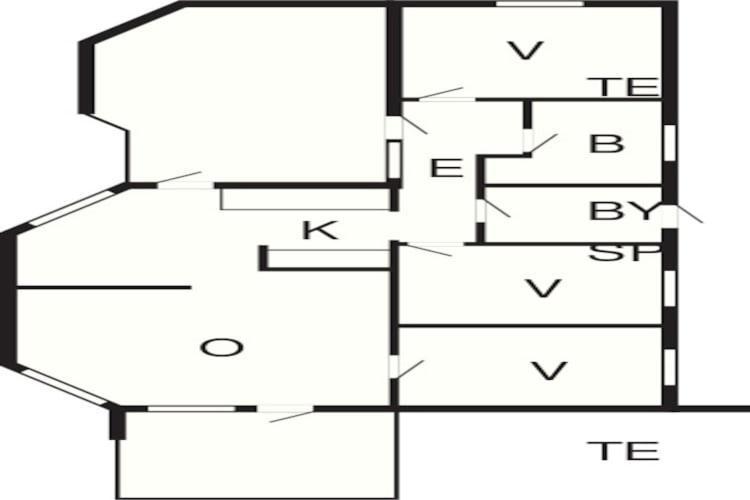 6 Person Holiday Home In Aakirkeby Vester Somarken 外观 照片